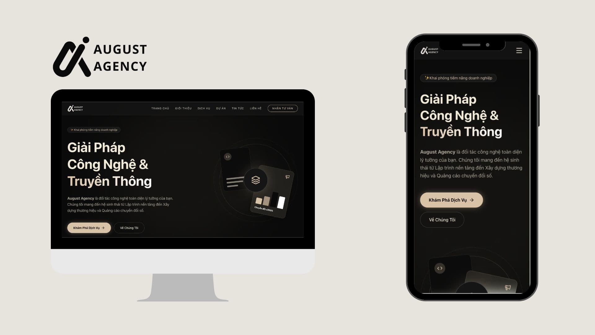 Thiết kế Website theo Yêu Cầu Chuyên Nghiệp | August Agency