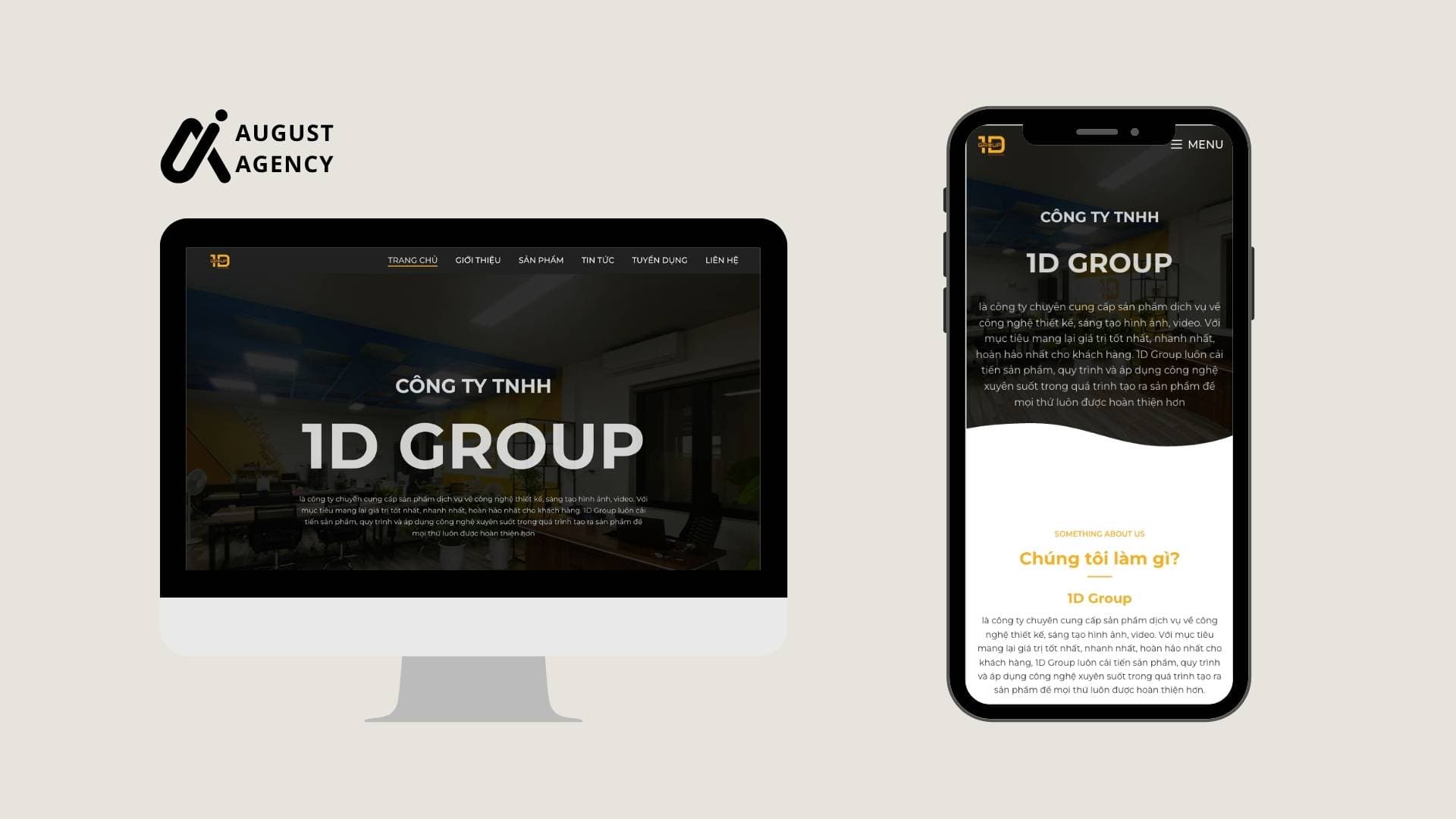 Thiết kế Website Kiến trúc & Nội thất Chuẩn SEO | August Agency